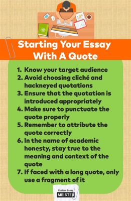 Is It Bad to Start an Essay with a Quote? A Detailed Discussion